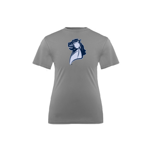  Youth Performance Grey Concrete Tee - Official Logo