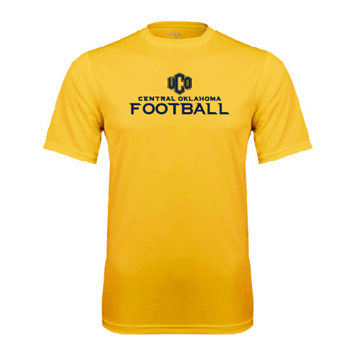  Gold Performance Tee - Central Oklahoma Football