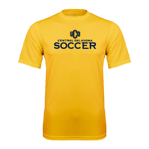  Gold Performance Tee - Central Oklahoma Soccer