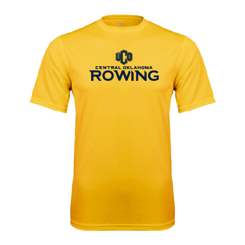  Gold Performance Tee - Central Oklahoma Rowing