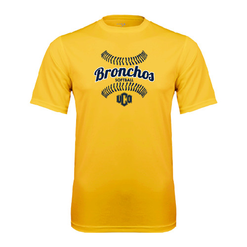  Gold Performance Tee - Bronchos Softball