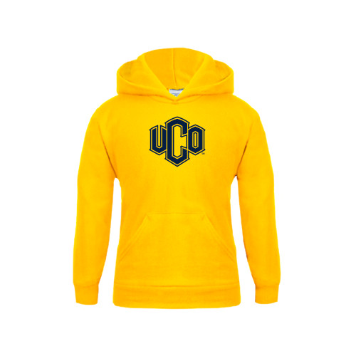 Youth Gold Fleece Hoodie - Official Logo