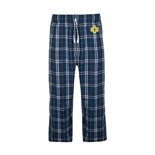  Navy/White Flannel Pajama Pant - Official Logo