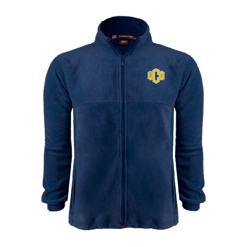  Navy Fleece Full Zip  Jacket - Official Logo