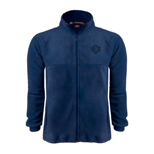  Navy Fleece Full Zip  Jacket - Official Logo