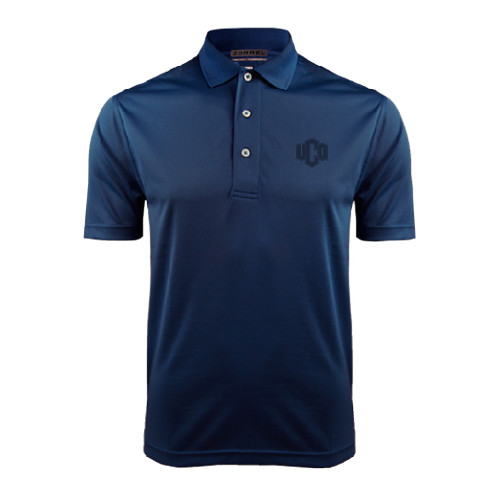  Navy Dry Mesh Polo - Official Logo