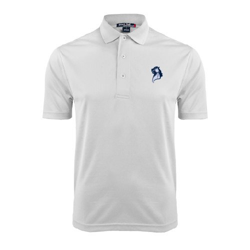  White Dry Mesh Polo - Official Logo