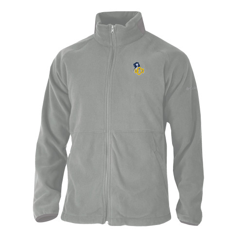  Columbia Grey Everest Ridge Fleece Full Zip Jacket - UCO with Mascot