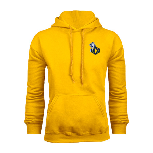  Gold Fleece Hoodie - UCO with Mascot