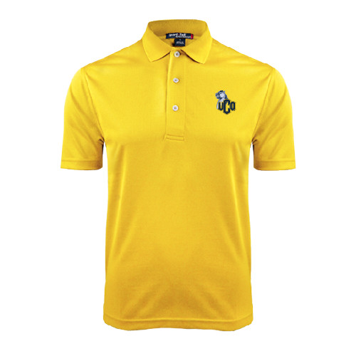  Gold Dry Mesh Polo - UCO with Mascot