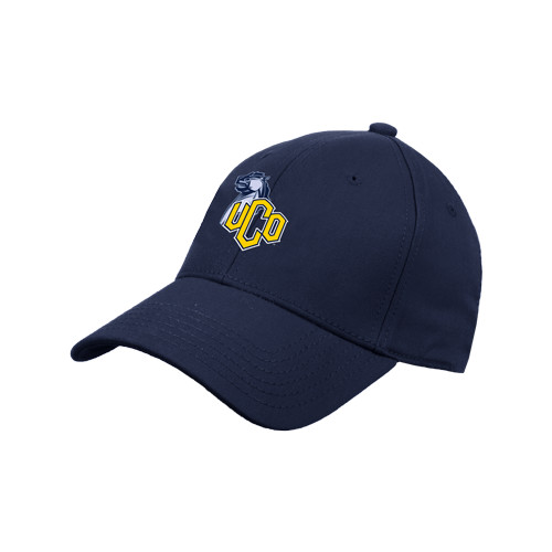  Navy Structured Adjustable Pro Style Hat - UCO with Mascot