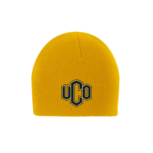  Gold Knit Beanie - Official Logo