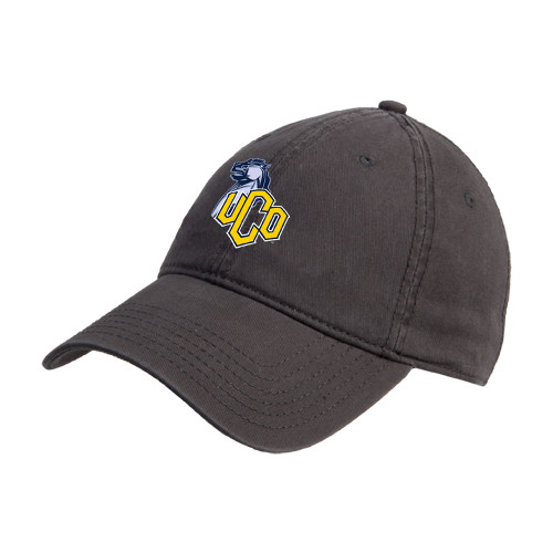  Charcoal Unstructured Adjustable Low Profile Hat - UCO with Mascot