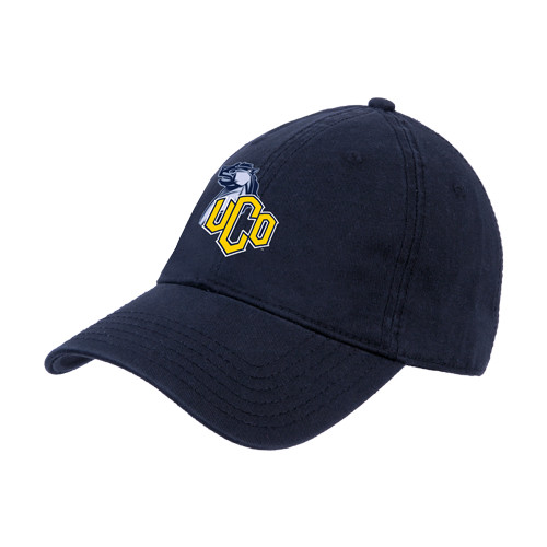  Navy Unstructured Adjustable Low Profile Hat - UCO with Mascot