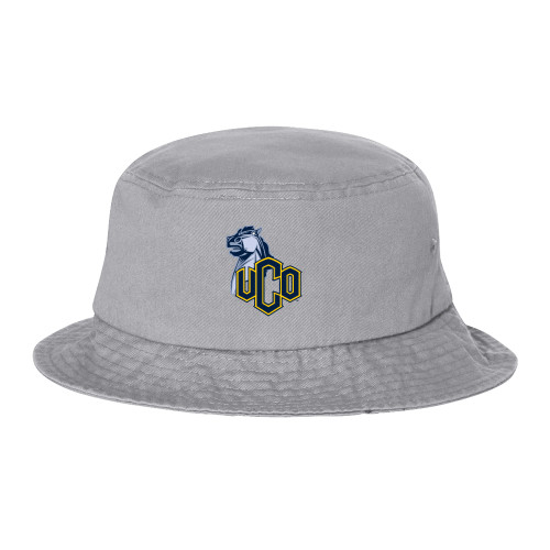  Sportsman Grey Bucket Hat - UCO with Mascot