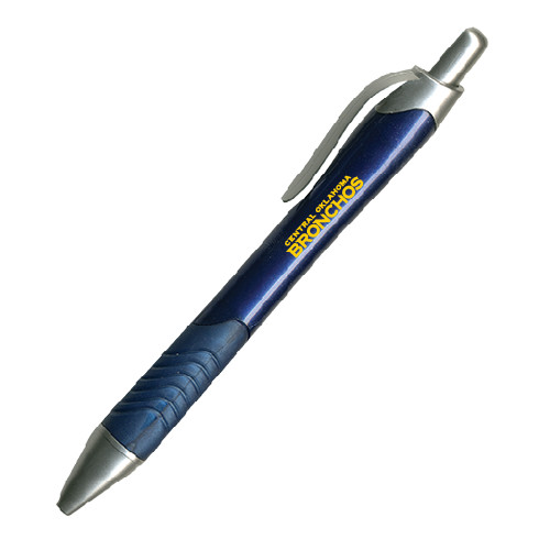  Metallic Mykonos Navy Pen - Central Oklahoma Flat Logo Ink Jet