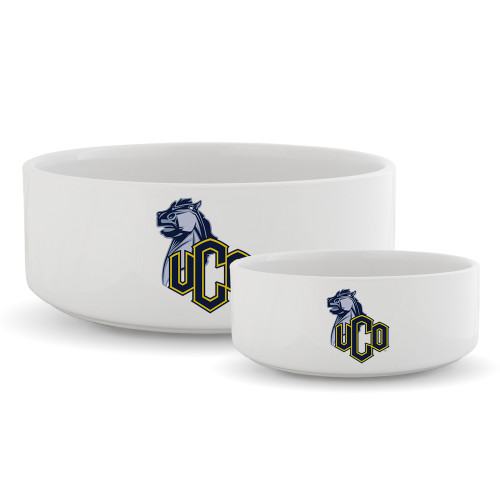  Ceramic Dog Bowl - UCO with Mascot