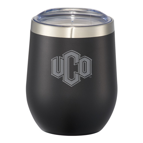  Corzo Vacuum Insulated Black Cup 12oz - Official Logo Engraved