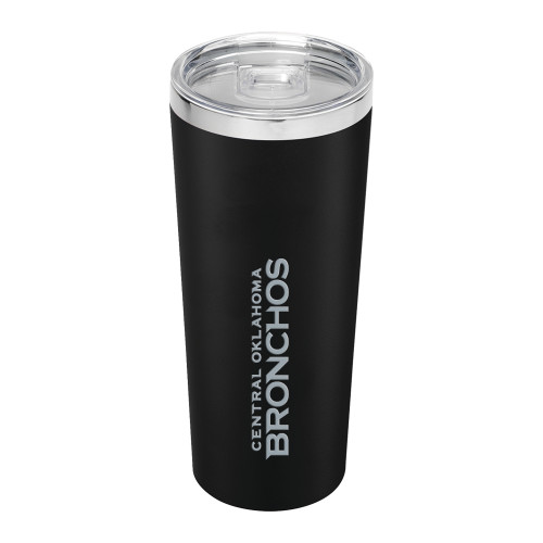  Thor Vacuum Insulated Black Tumbler 22oz - Central Oklahoma Flat Engraved