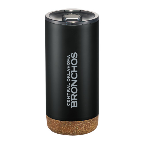  Valhalla Vacuum Insulated Black Tumbler 16oz - Central Oklahoma Flat Engraved