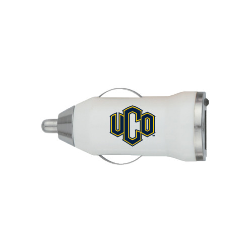  On the Go White Car Charger - Official Logo