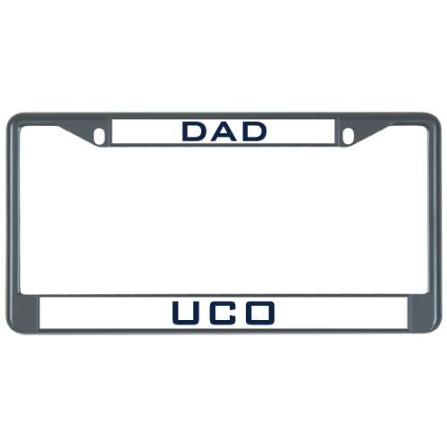  Dad Metal License Plate Frame in Black - Dad