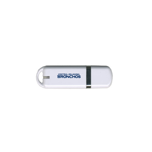  USB White Pen Drive 4G - Central Oklahoma Flat Logo Ink Jet