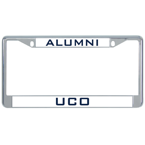 Alumni Metal License Plate Frame in Chrome - Alumni