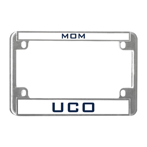  Metal Motorcycle License Plate Frame in Chrome - Mom
