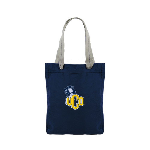  Allie Navy Canvas Tote - UCO with Mascot