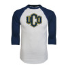 Thumbnail image for  White/Navy Raglan Baseball T Shirt