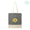 Thumbnail image for  Split Recycled Black Cotton Twill Convention Tote
