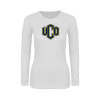Thumbnail image for  Womens White Long Sleeve V Neck Tee