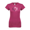 Thumbnail image for  Next Level Womens Fuchsia Boyfriend Tee