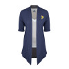 Thumbnail image for  Womens Navy Drape Front Cardigan Sweater 