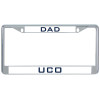 Thumbnail image for  Dad Metal License Plate Frame in Chrome