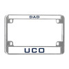 Thumbnail image for  Metal Motorcycle License Plate Frame in Chrome