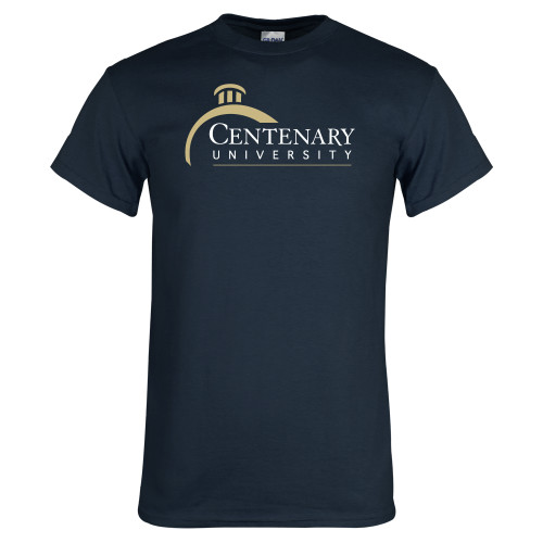  Navy T Shirt - Centenary University Logo