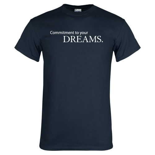  Navy T Shirt - Commitment to Your Dreams
