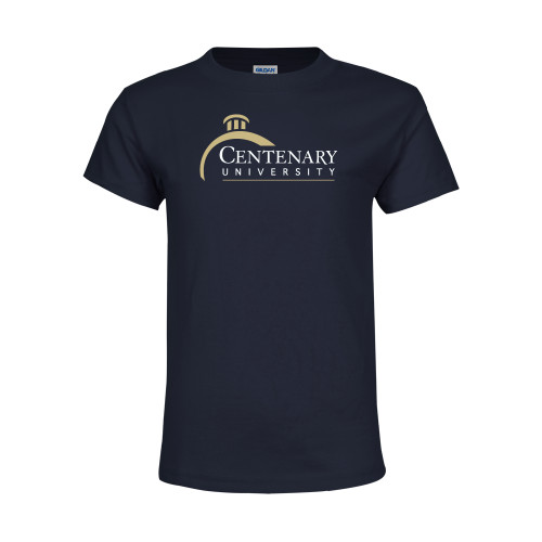  Youth Navy T Shirt - Centenary University Logo