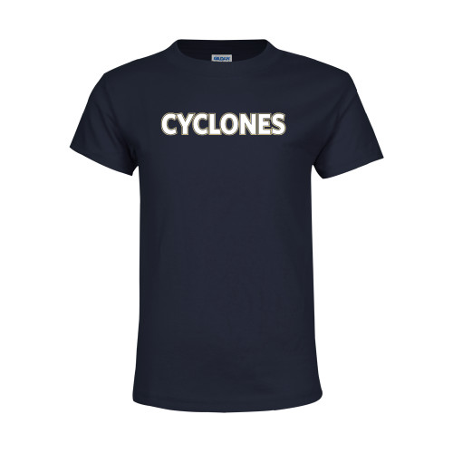  Youth Navy T Shirt - Cyclones