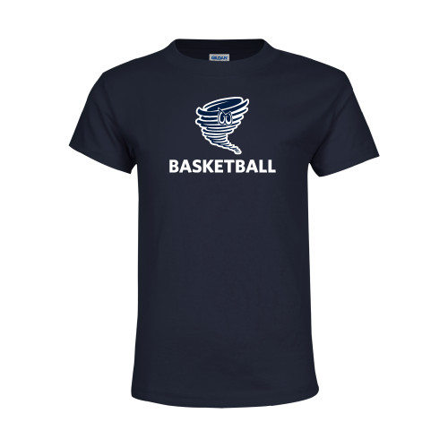 Youth Navy T Shirt - Basketball
