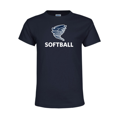  Youth Navy T Shirt - Softball
