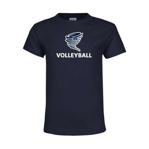  Youth Navy T Shirt - Volleyball