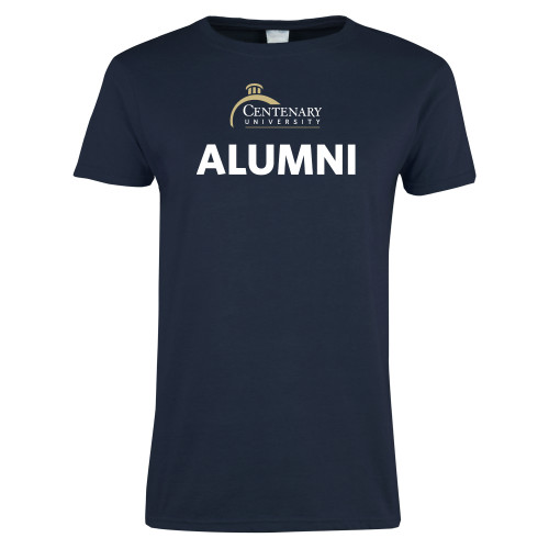  Womens Short Sleeve Navy Tee - Alumni