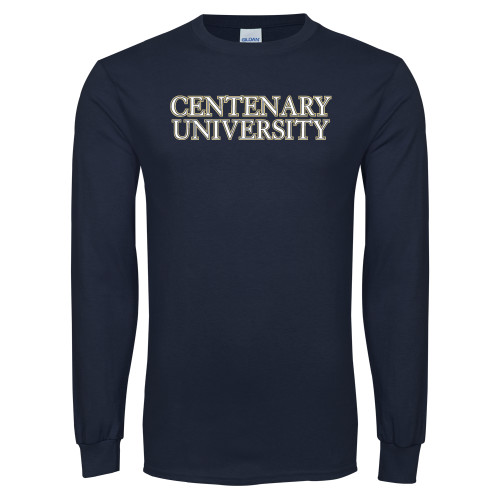  Navy Long Sleeve T-Shirt - Centenary University