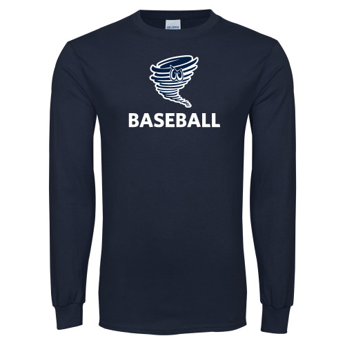 Navy Long Sleeve T-Shirt - Baseball