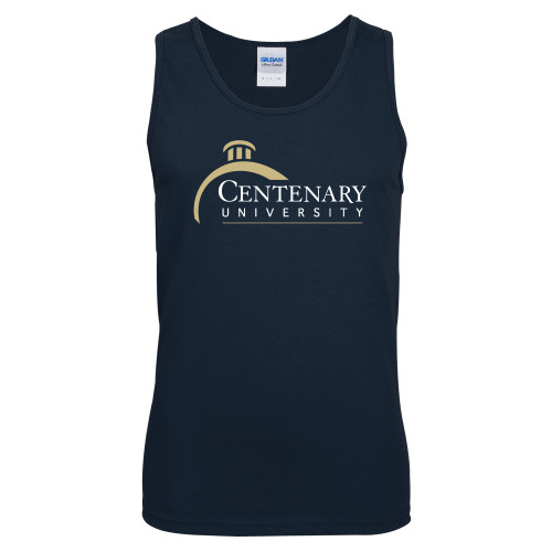  Navy Tank Top - Centenary University Logo