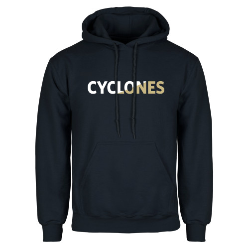  Navy Fleece Hoodie - Cyclones Two Color