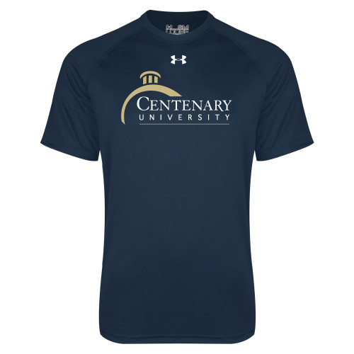 Under Armour Navy Tech Tee - Centenary University Logo